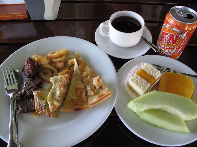 最後の朝ごはん。