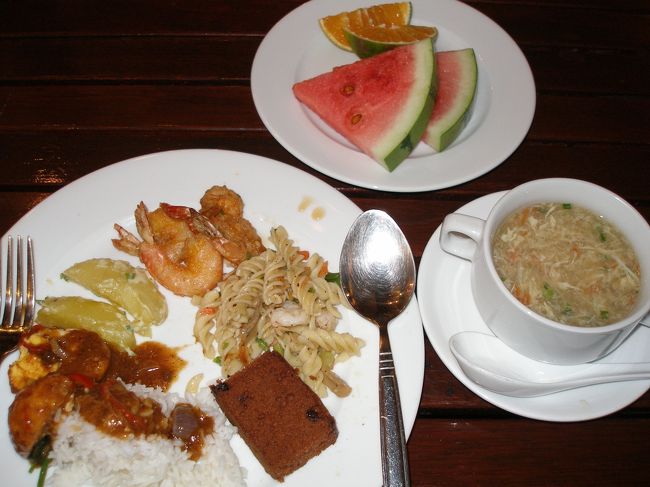 たくさん運動したのでたくさん食べても罪悪感ありません<br />d（＾皿＾）b