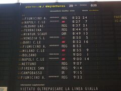 3日目はローマからフィレンツェへ移動。
乗車したのは8:50発べネチア行きのES☆。乗ってみたかったので嬉しかった記憶があります。
