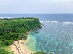 崖の上なのと台風で風つよめです。
が、台風来てるのにこのキレイさ。絶景でした。