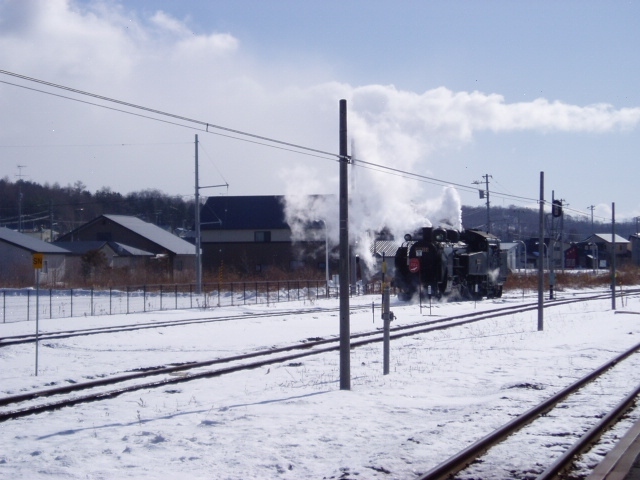 いよいよＳＬに乗ります、初体験です。<br />