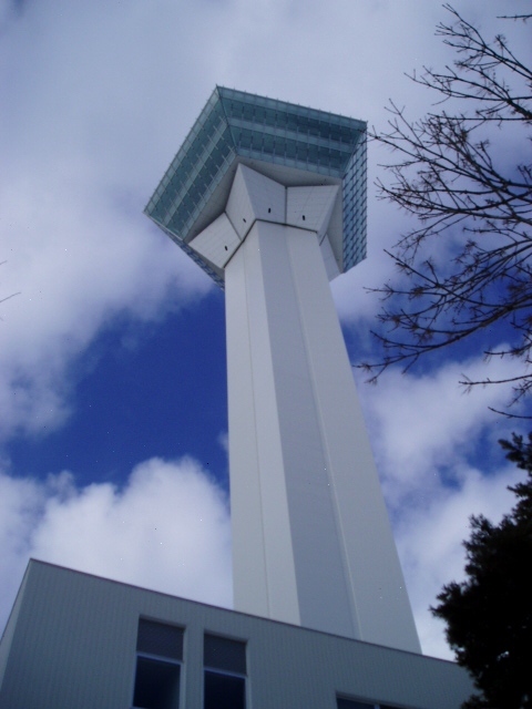 五稜郭タワー、美しい姿です。