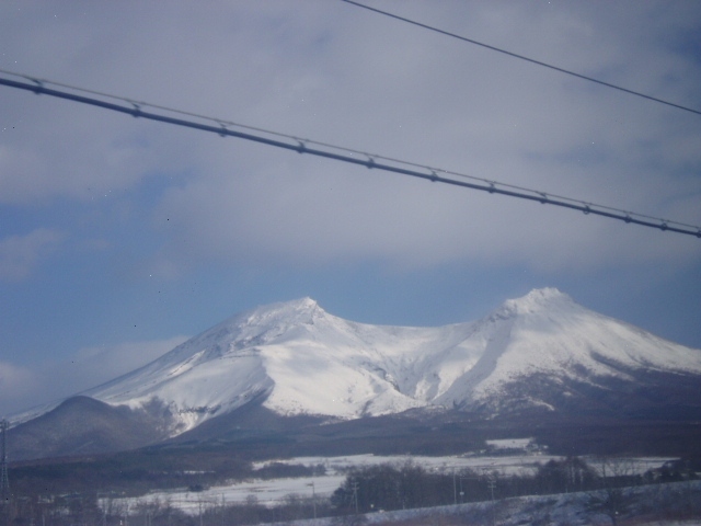 駒ケ岳が綺麗に見えてきました。