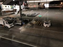 左上にわずかに写っている飛行機。
ハワイまでよろしくね。