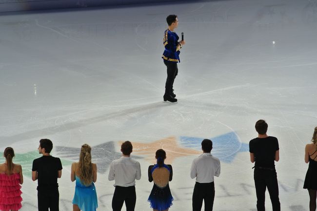 そしてエンディングのデニス君のスピーチ。今大会に参加したアスリート、スポンサー、運営者、大統領への感謝を述べて、カザフスタンでこの大会を開催できたことの重要性を語っていました。最後に、また成長した姿で戻ってくるのでお別れは言いませんと言っていました。