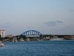 離島ターミナルからサザンゲートブリッジが見えました！