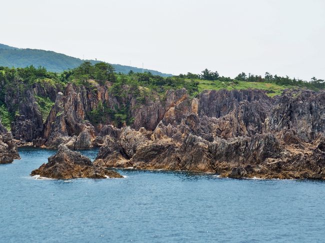 佐渡は超暑かった～！④ ☆尖閣湾揚島遊園＆鉱山の港・大間港（跡