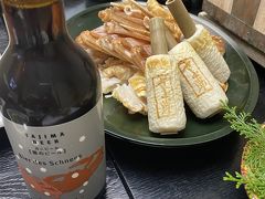 さだ助特製ちくわとカニビール！