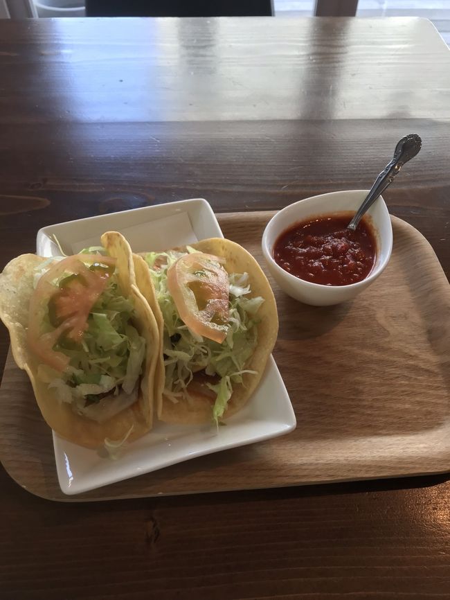 タコスを食べました。