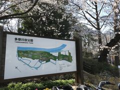 多摩川台公園の案内板
亀甲山（かめのこやま）は多摩川台公園って言うんだ～と感心しながら眺めました。
