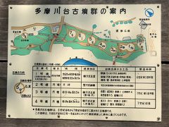 多摩川台古墳群の図
この図の右側に大きな亀甲山古墳、左側にも大きな蓬莱山古墳があるようです。
