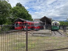 ナビ通り走るとおっと！！ありました。名鉄美濃町線美濃駅跡です。壮観な眺め。