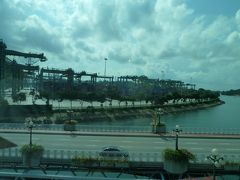 シンガポール セントーサ・エキスプレス（モノレール）からの車窓
