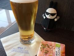 シャワー上がりの生ビール。