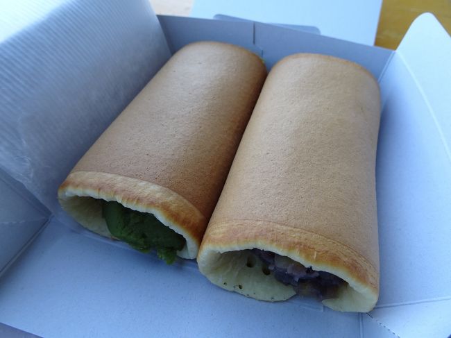 藤田屋本店で知立名物の「大あんまき」。<br /><br />この日の走行距離は約126km（累積標高約420m）。最後に名古屋市緑区と天白区の丘陵地帯を通ってみたら想像以上のアップダウン地獄で大変でした。