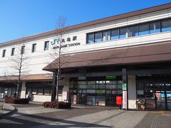 高知から1時間45分、丸亀駅到着。2回目の丸亀城へ向かいます。