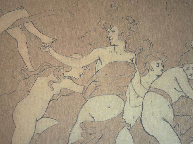 こちらは宮殿の中の壁紙。<br />とても可愛いです。