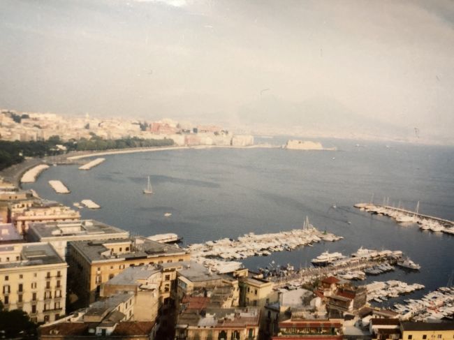 ポジリポの丘からのナポリ湾