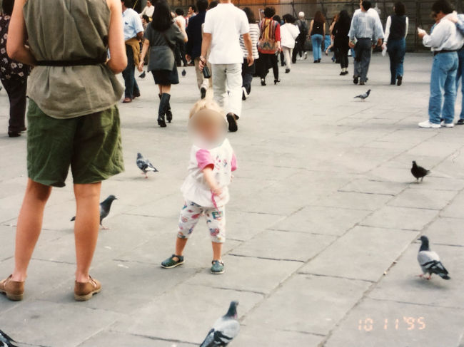 広場で見かけたリアル・アンジェロ！