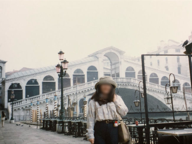 七日目の朝、お散歩へ<br />リアルト橋