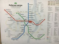 地下鉄の路線図。