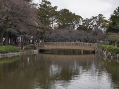 名城公園は散歩する人がたくさんです。