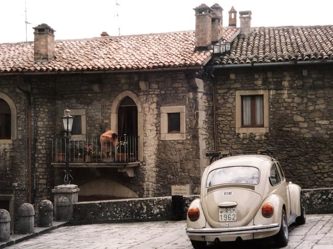 可愛いらしい町並み