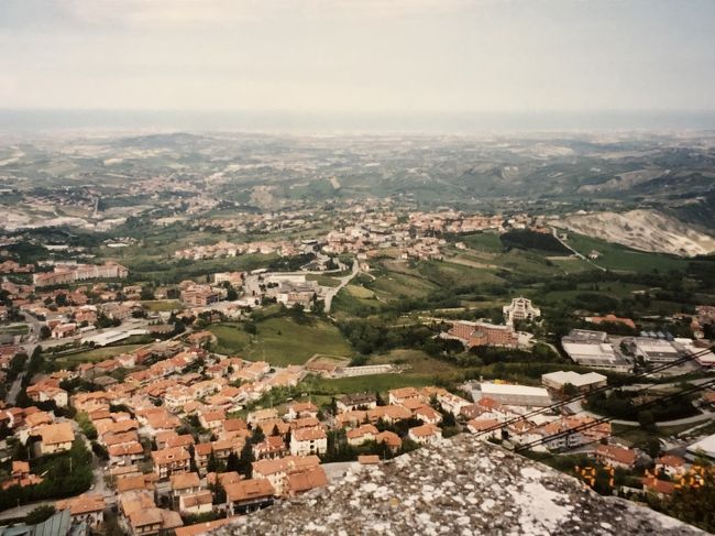 アドリア海が見えています。