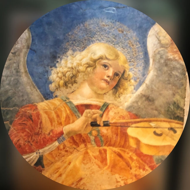 『音楽を奏でる天使』<br />メロッツォ・ダ・フォッリ