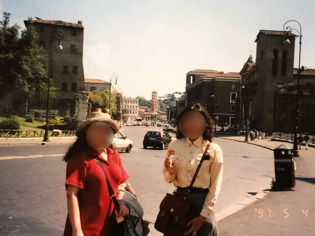 がある、（中央の塔の所）<br />サンタ・マリア・イン・コスメディアン<br />教会