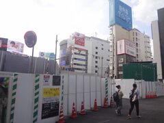 ５月３０・３１日　JR渋谷駅　ホーム移設工事中
