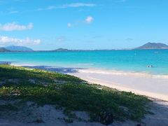 カイルアビーチでのんびりです。
ランチは昨日の夜ご飯の残りのキムチチャーハンを。