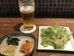 夕食は、すぐ近くにある「焼肉ぱだ」さんへ。
湯上りのビールは、やっぱり美味しい。
焼肉定食をオーダーしました。