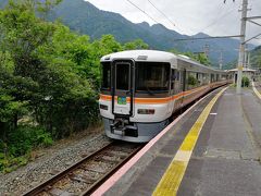 特急伊那路号に乗車して、水窪駅で降りました。