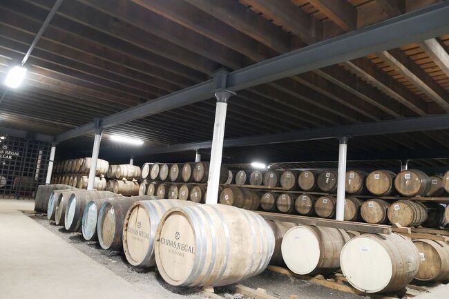 シーバスリーガルの中で特別なラインナップが、この蒸留所でブレンドされ、最終的に厳選した樽に収められて出荷を待っています。とても美しい光景です。<br /><br />ストラスアイラ蒸留所は、蒸留所施設の見学より、貯蔵庫の見学の方が楽しいです。