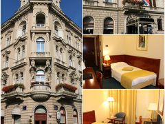 宿泊ホテルは "Palace Hotel Zagreb"（外観写真は翌朝撮影）

シングルなので小さなお部屋ですが
観光は徒歩圏内の便利なロケーションです。

