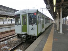 12:14
列車が遅れたので、乗り換え時間は2分です。
黒磯ダッシュして、新白河行のディーゼルカーに乗り換えます。

⑥普通4137D.新白河行
黒磯.12:15→新白河.12:39
[乗]JR東日本:キハ112-101