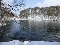 9:54
あと、少しでゴールです。
新雪の五色沼を独り占めで堪能できました。