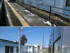 9:59
及川に停車。
この駅も堂島と同じく、一部の列車しか停まりません。
