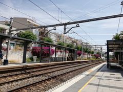 シッチェス駅、のどか。