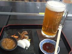 山口宇部空港で一杯