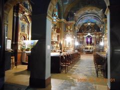 旧市街地区の北の角にあった聖カジミエシュ教会 （Church of St. Casimir the Prince）の内部です。聖マルコ伝道者教会（Church of St Mark the Evangelist ）の西側です。