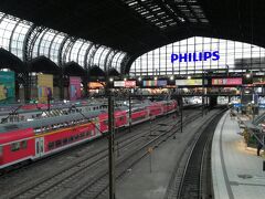 翌朝7時過ぎ、ハンブルク中央駅に着きました。