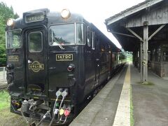 14:32　大隅横川駅に到着　こちらも観光停車