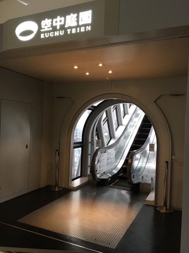 ＜梅田スカイビル＞<br /><br />もともと面白い形の建築が好きなので<br />ここに３時間半も滞在してしまいました。<br /><br />写真は重複しないように詳細をまとめた旅行記<br />「梅田スカイビル空中庭園展望台」を別途作りました。<br />よろしければご一緒にご覧ください！<br />https://4travel.jp/travelogue/11631113