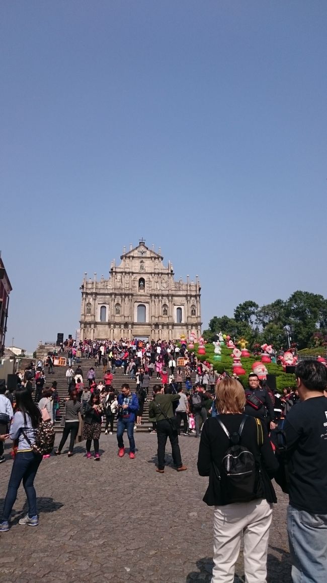 聖ポール天主堂跡まで帰ってきました。