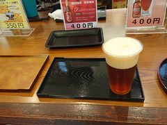 すぐそばの割烹に予約を入れてあるのだけれどまだちょっと早い。

キザクラカッパカントリーでビールを飲みながら時間調整。