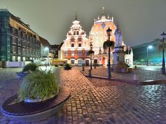 ～ブラックヘッドの会館～
ここはリガでも大好きな場所です。