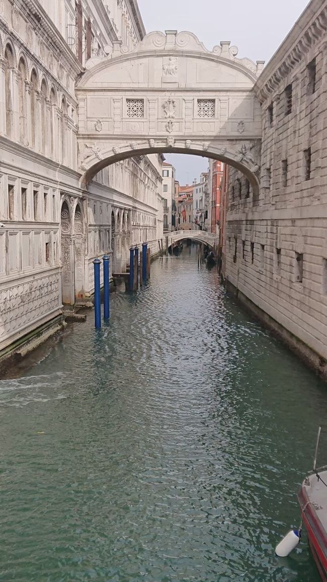 ベネチア名所風景 ため息橋 「永遠の愛で結ばれる橋」 銅版画