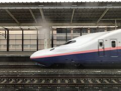 熊谷駅に到着しました。
上りホームからは「Maxとき306号」が発車していきました。